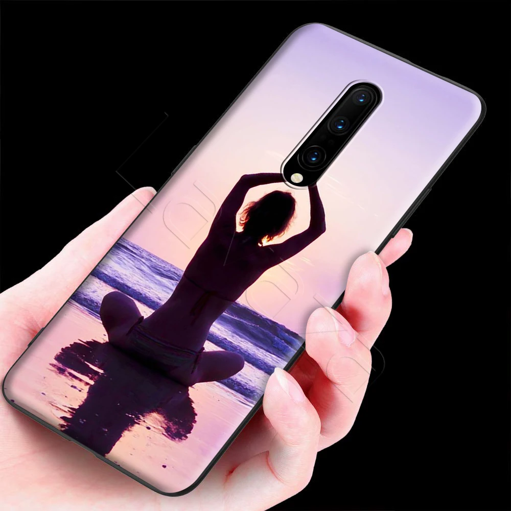 Силиконовый чехол Lavaza Namaste Lotus Yoga для Oneplus 7 Pro 6 6t 5 5t | Мобильные телефоны и