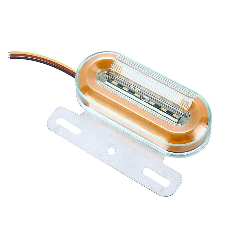 10 шт 24V 12LED бортовой светильник овальные руководство индикатор сигнала подходит