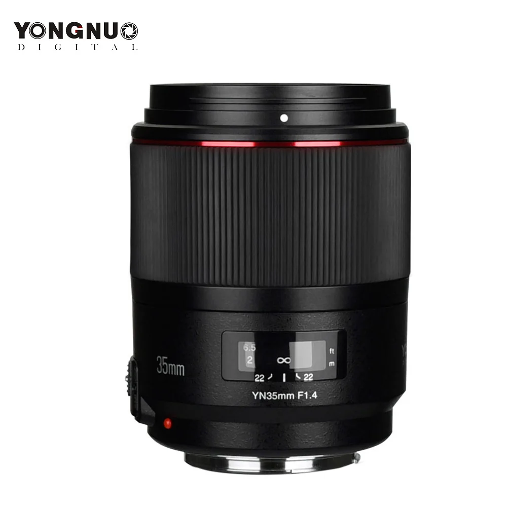 Объектив YONGNUO YN35mm F1.4 стандартная широкоугольная основная линза с яркой