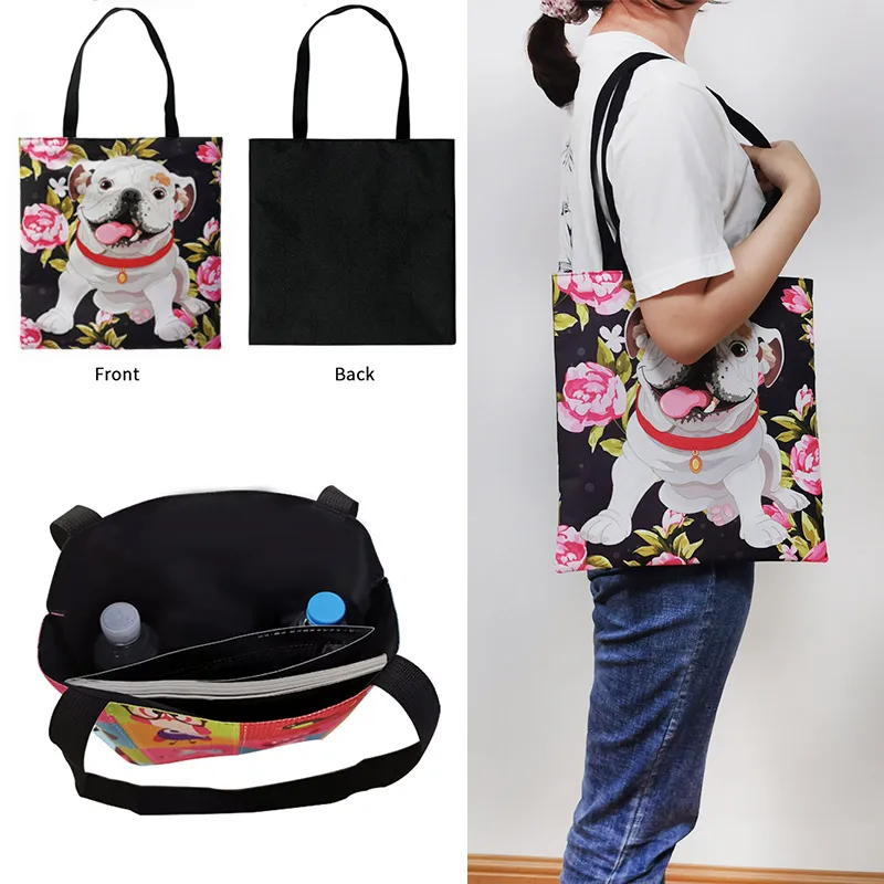 

Van Gogh Sunflower Casual Tote Bag Women yellow Sunflower Canvas Shoulder Bag Ladies Fashion Handbag Large Capacity Shopping Bag
