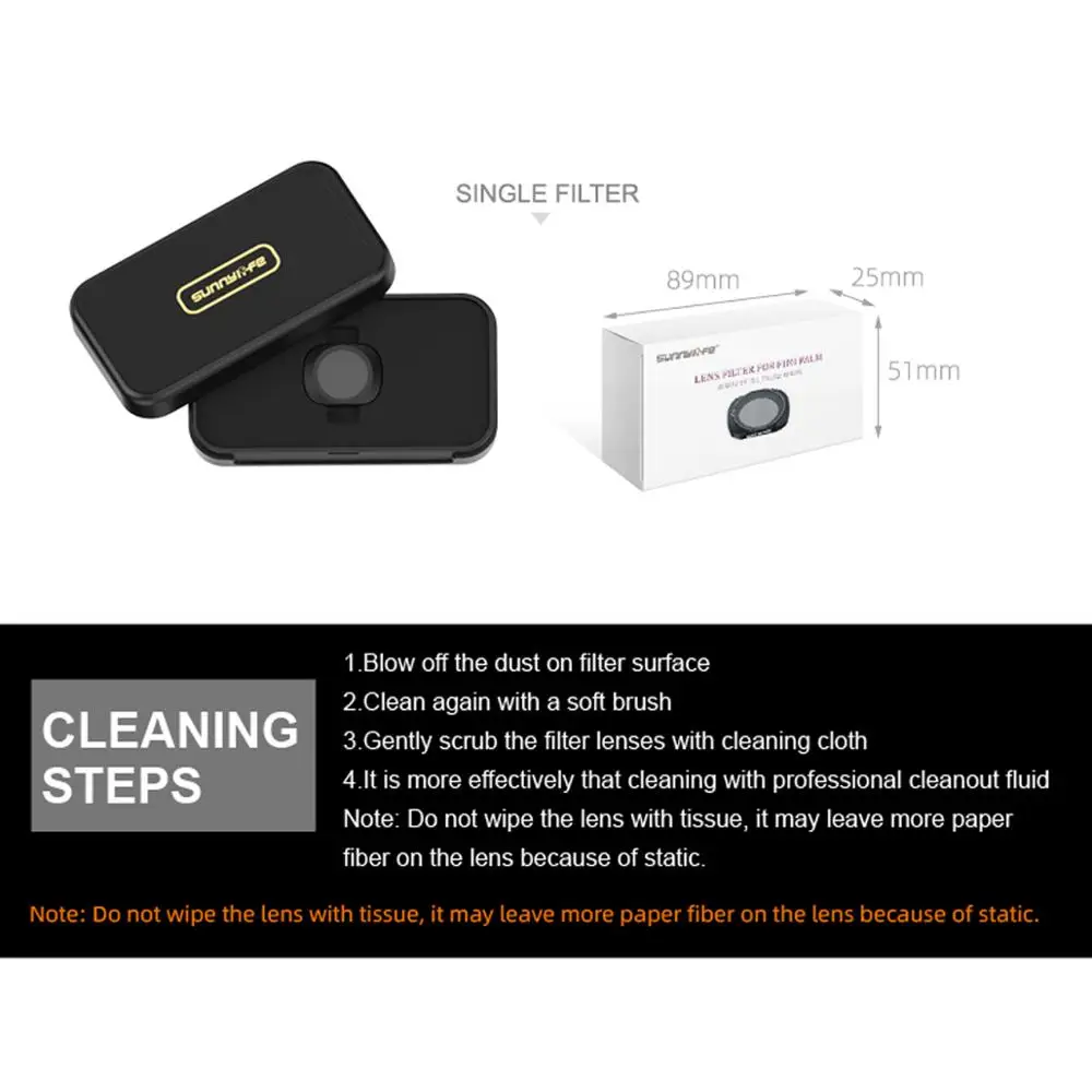 Фильтр для камеры XIAOMI FIMI PALM Action Camera профессиональная версия полный Magnrtic CPL |