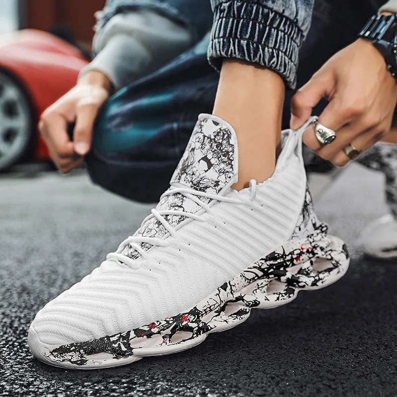 

Fashion 2020 Men Casual Platform Shoes Trend Chunky Sneakers Black White Shoes For Mens Trainers Tenis Masculino Baskets Homme