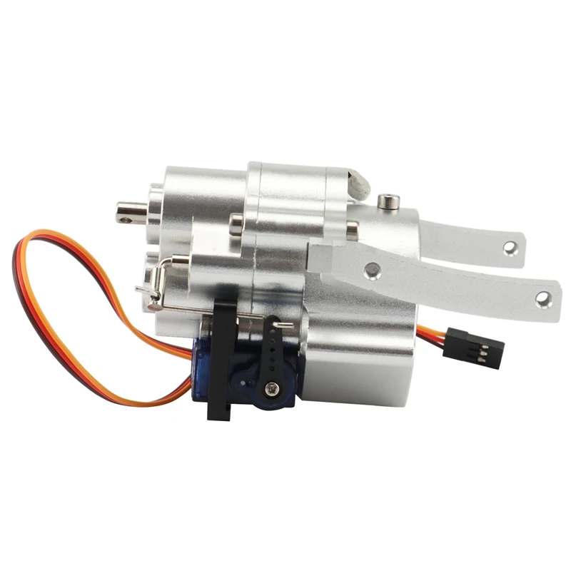 

Prefixal Shiftable Gearbox Transfer Case Set for 1/10 RC Crawler Car Axial SCX10 & SCX10 II 90046 Upgrade Parts