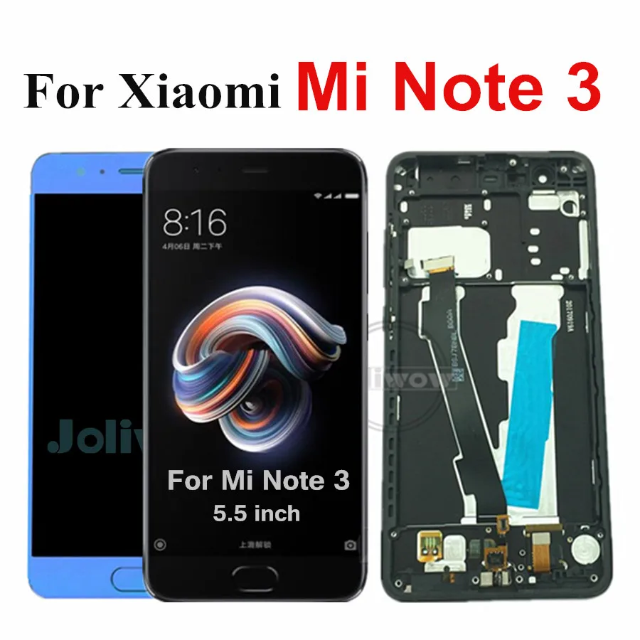 Оригинальный ЖК дисплей для Xiaomi Mi Note 3 + кодирующий преобразователь сенсорного