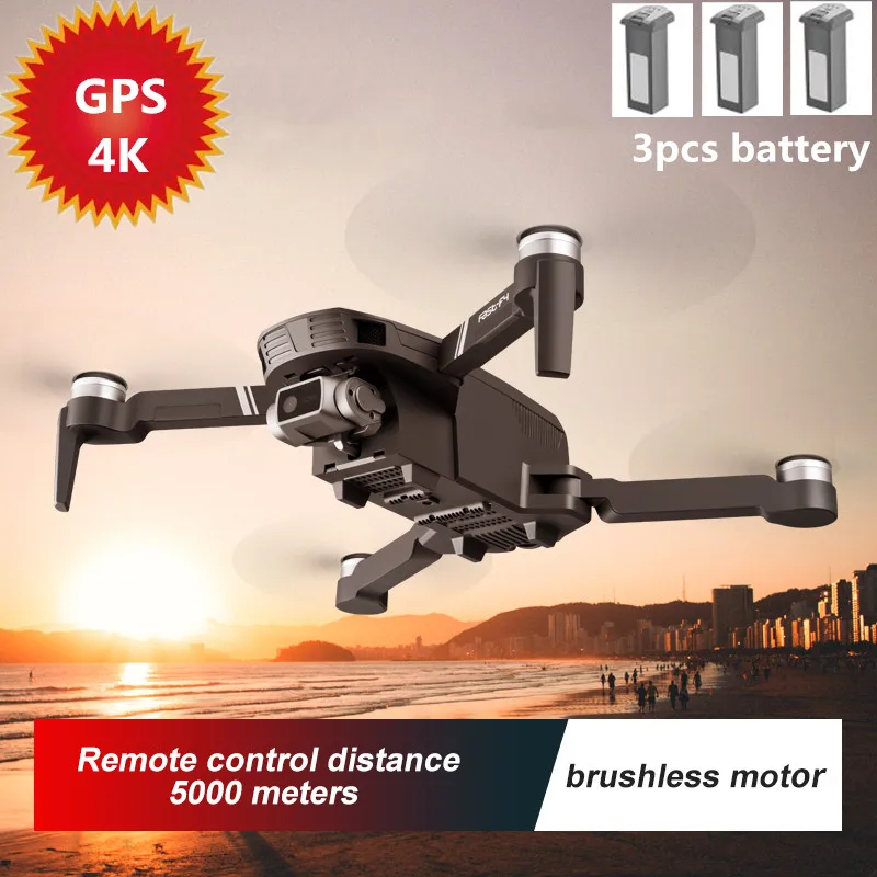 5G GPS WiFi FPV Радиоуправляемый Дрон с 2 осевым шарнирным подвесом 4K двойная камера