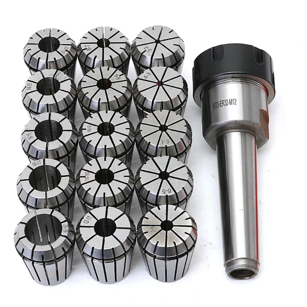 

ER11 ER16 ER20 ER25 ER32 one of spring collet chuck Accuracy 0.005mm for CNC milling tool Engraving machine spindle motor