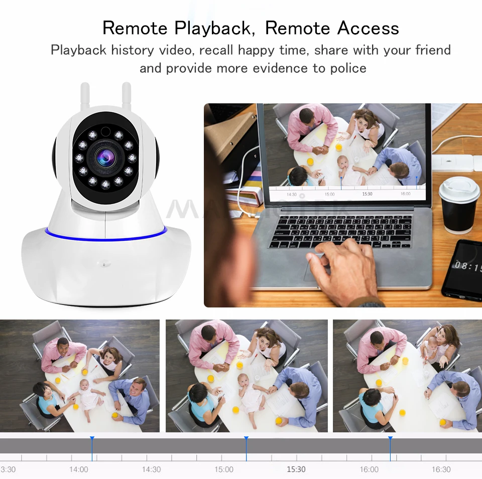 Радионяня wifi 720P IP камера WiFi ночное видение двухстороннее аудио видео няня камера Беспроводной Детский фотоаппарат Домашняя безопасность детский телефон