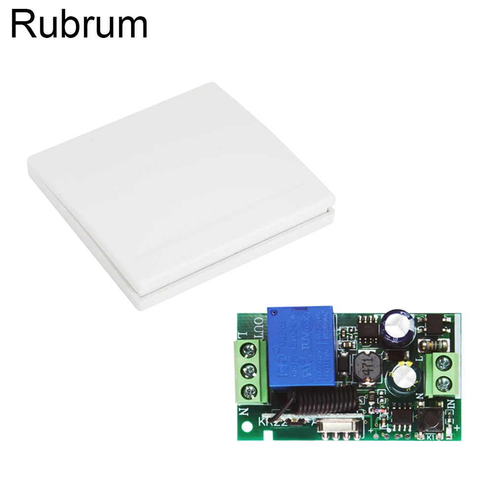 Rubrum 433 МГц беспроводной выключатель дистанционного управления AC 110 В 220 приемник 86