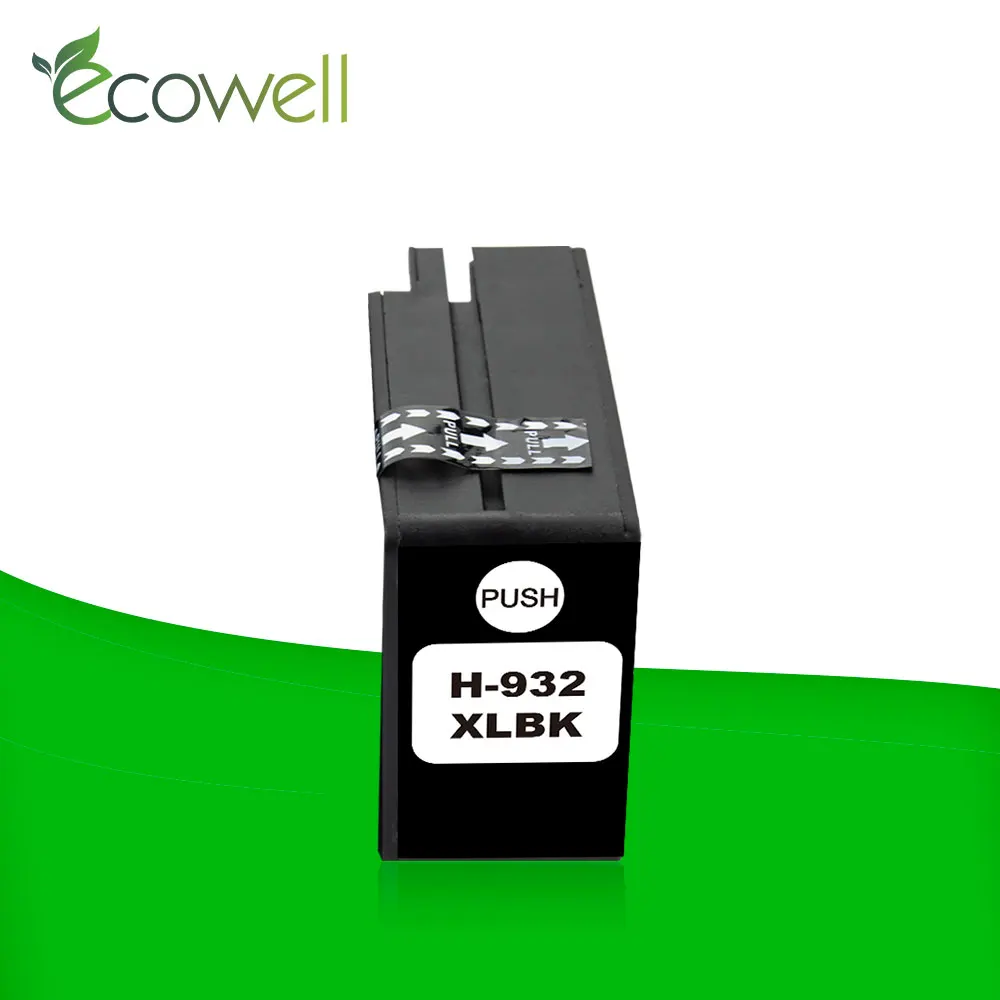 Картридж Ecowell 932xl с черными чернилами 932 xl совместимый HP XL сменный для hp Officejet 6100 6600