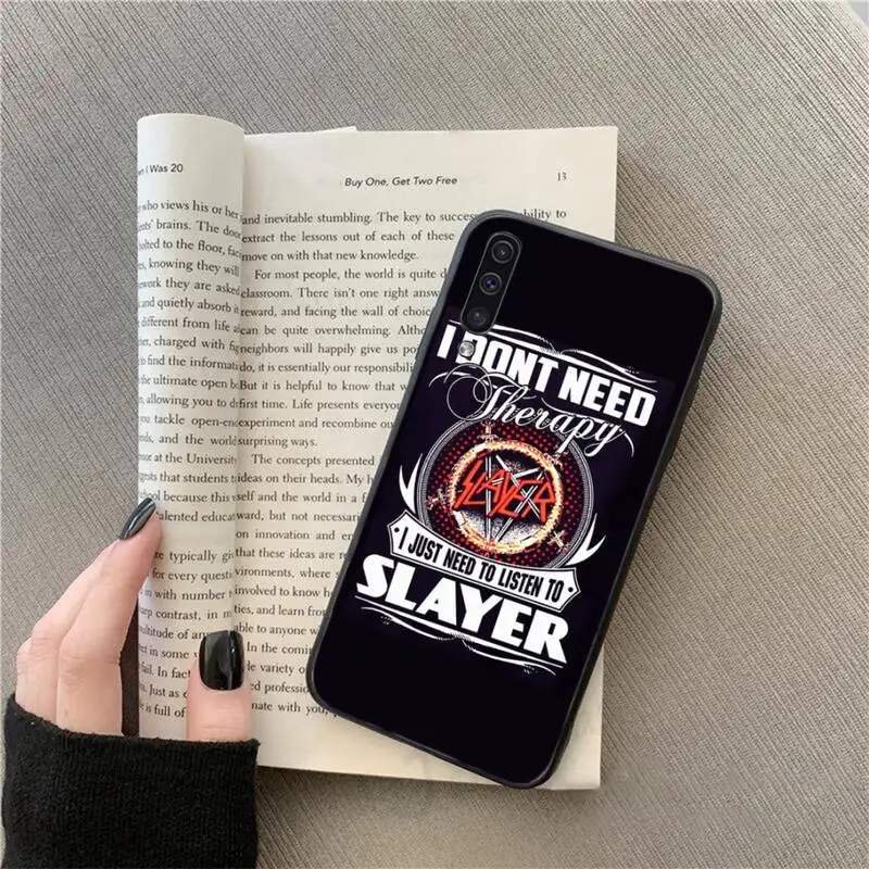 

Slayer Heavy Metal Rock Band Phone Case For Samsung galaxy S 9 10 20 A 10 21 30 31 40 50 51 71 s note 20 j 4 2018 plus
