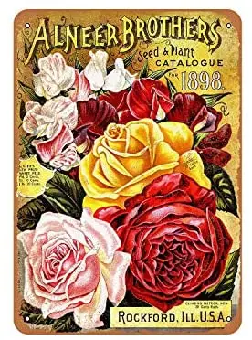 

Rustic Alneer Brothers Seeds and Plants Vintage Look Metal Sign