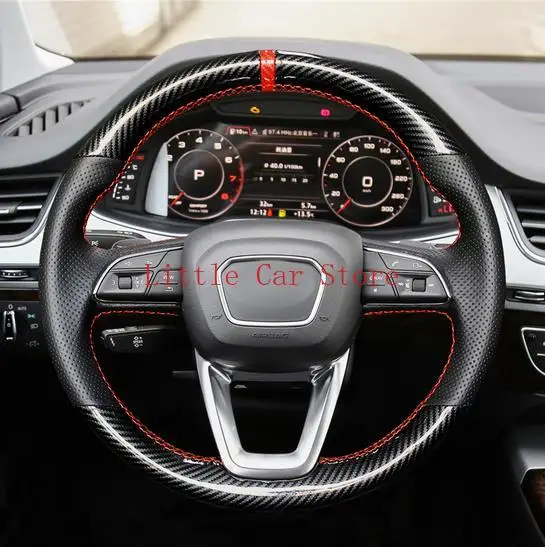 

Кожаный чехол на руль для Audi A4 Q3 2019 Q5 2018-2019 Q7 Q8 SQ5 2018