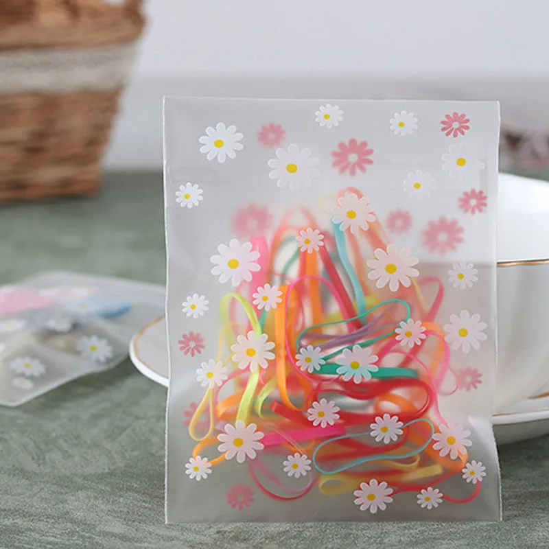 Пластиковый пакет с хризантемами пакеты для конфет печенья подарков