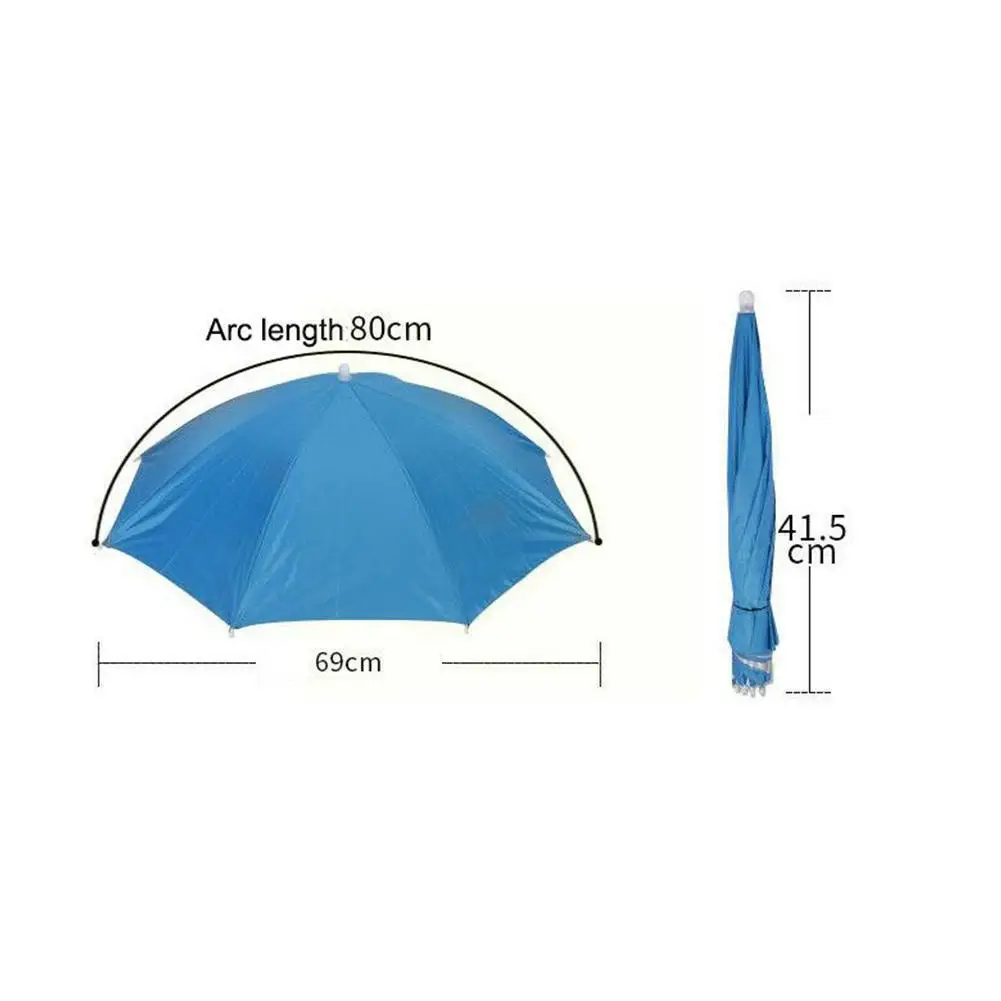 Зонт-шляпа для рыбалки большой складной походный аксессуар снаряжение кемпинга