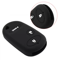 silicone smart remote car key case protector holder for honda civic element accord crv insight pilot 2001 2005 auto accessories