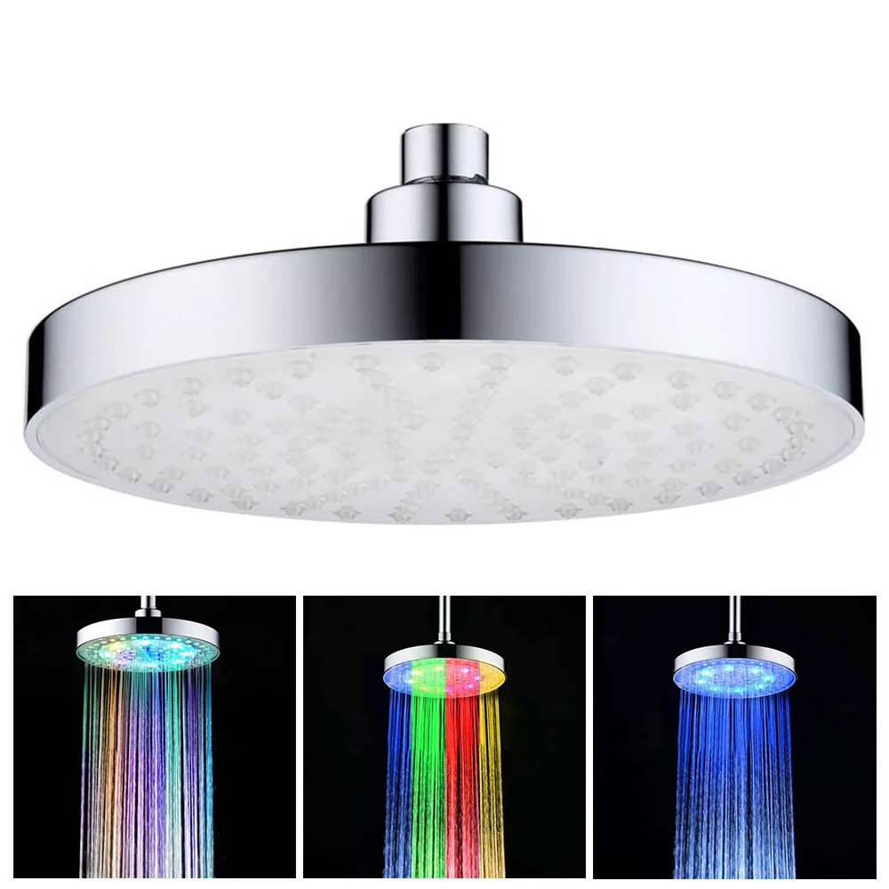 1 шт. светодиодный душ с дождевой насадкой красочная сменная насадка для душа без
