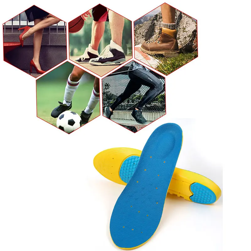 

1 Pair Generation Hiking Sport Memory Foam Arch Support Basketball Running Shock Absorbing Cushion Insole for Sports Shoe