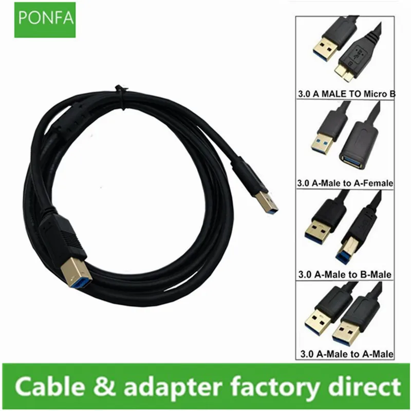 Кабель-удлинитель USB 3 0 для смарт-ТВ PS4 Xbox SSD к Micro B кабель передачи данных USB-кабель