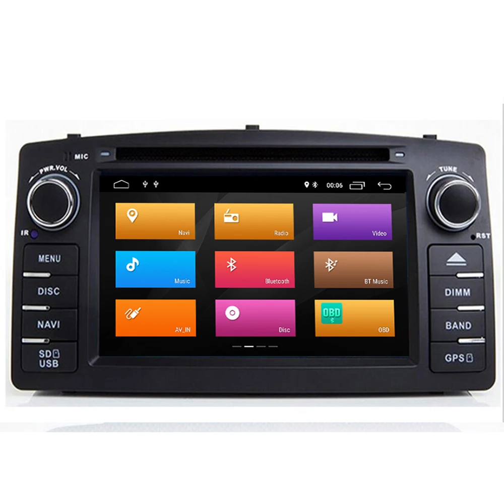 2 Din Android 10GPS Radio Car Multimedia For Toyota Corolla E120 BYD F3 2001 2002 2003 2004 2005 2006Head Unit StereoNavigation |