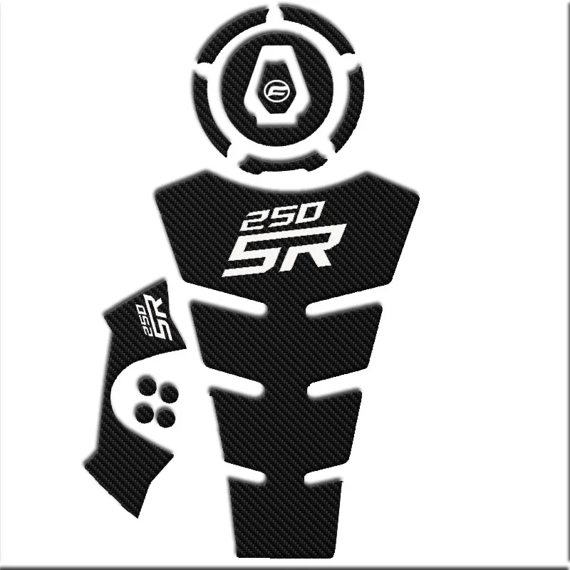 

Один комплект 3 м декоративная наклейка для CFMOTO 250SR мотоциклетная противоскользящая накладка на бак наклейка боковая газовая защита на коле...