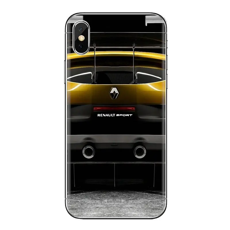 Прозрачная задняя крышка из ТПУ чехлы для Renault концепция автомобильные брелки с