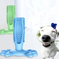 bite resistant dog toothbrush pet molar tooth cleaning brushing stick dog toy dog chew toys doggy puppy dental care pet supplies