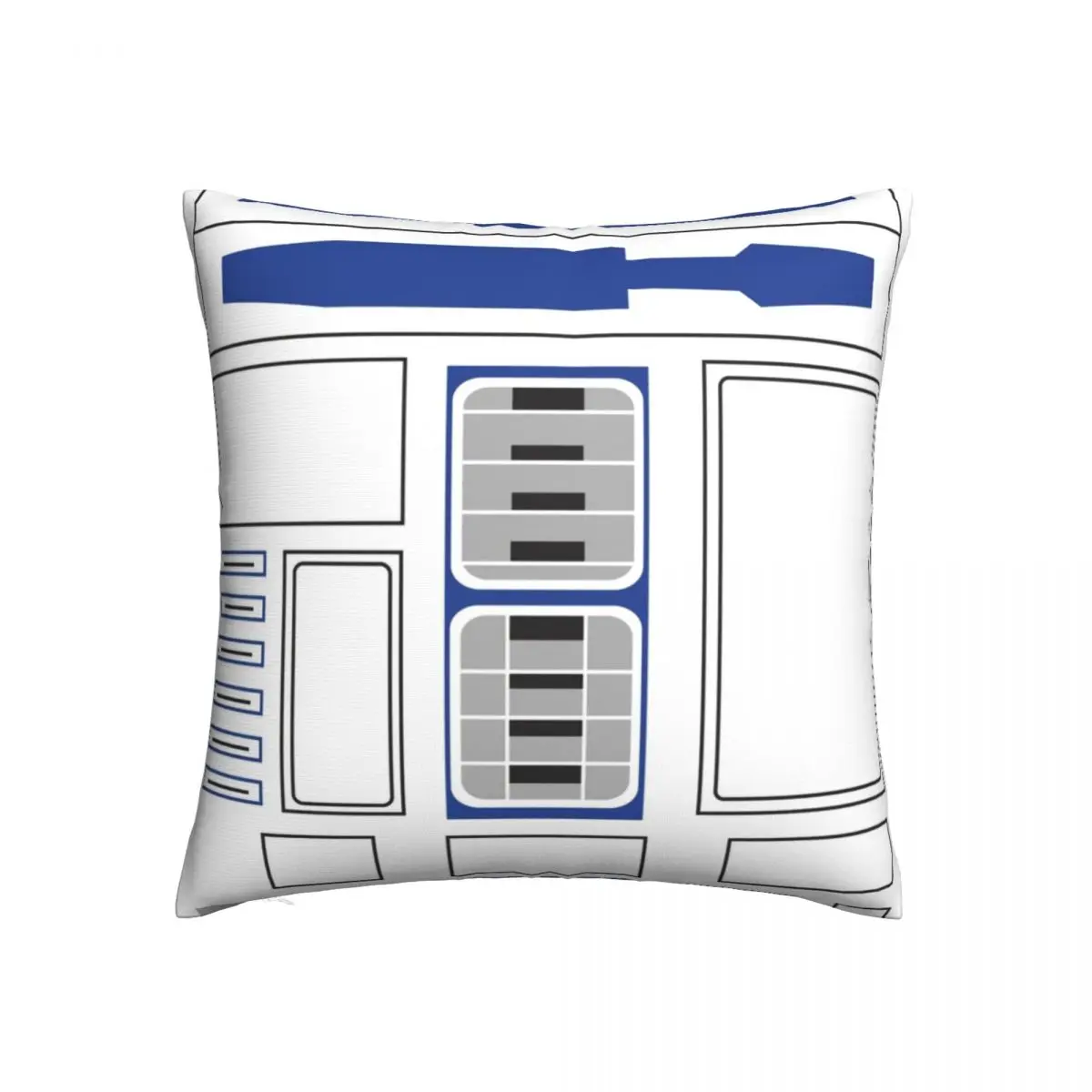 

R2d2 Подушка Чехол Робот тело полиэстер Подушка Чехол На Молнии весенний винтажный Чехол