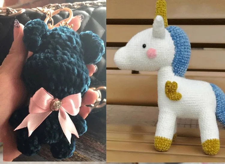 100g/Ball Snow Velvet Wool Line DIY Thick Warm Crochet Yarn For Knitting Baby Sweater Scarf Doll Hand Knitted Cotton |