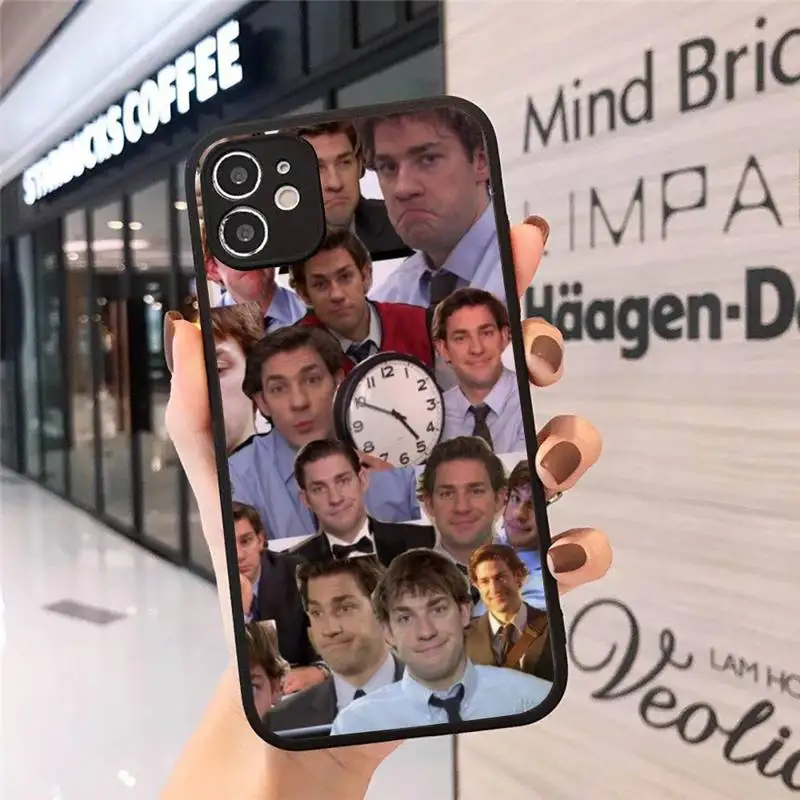 

Funny Tv Show The Office Phone Case Matte Transparent for iPhone 7 8 11 12 s mini pro X XS XR MAX Plus cover funda