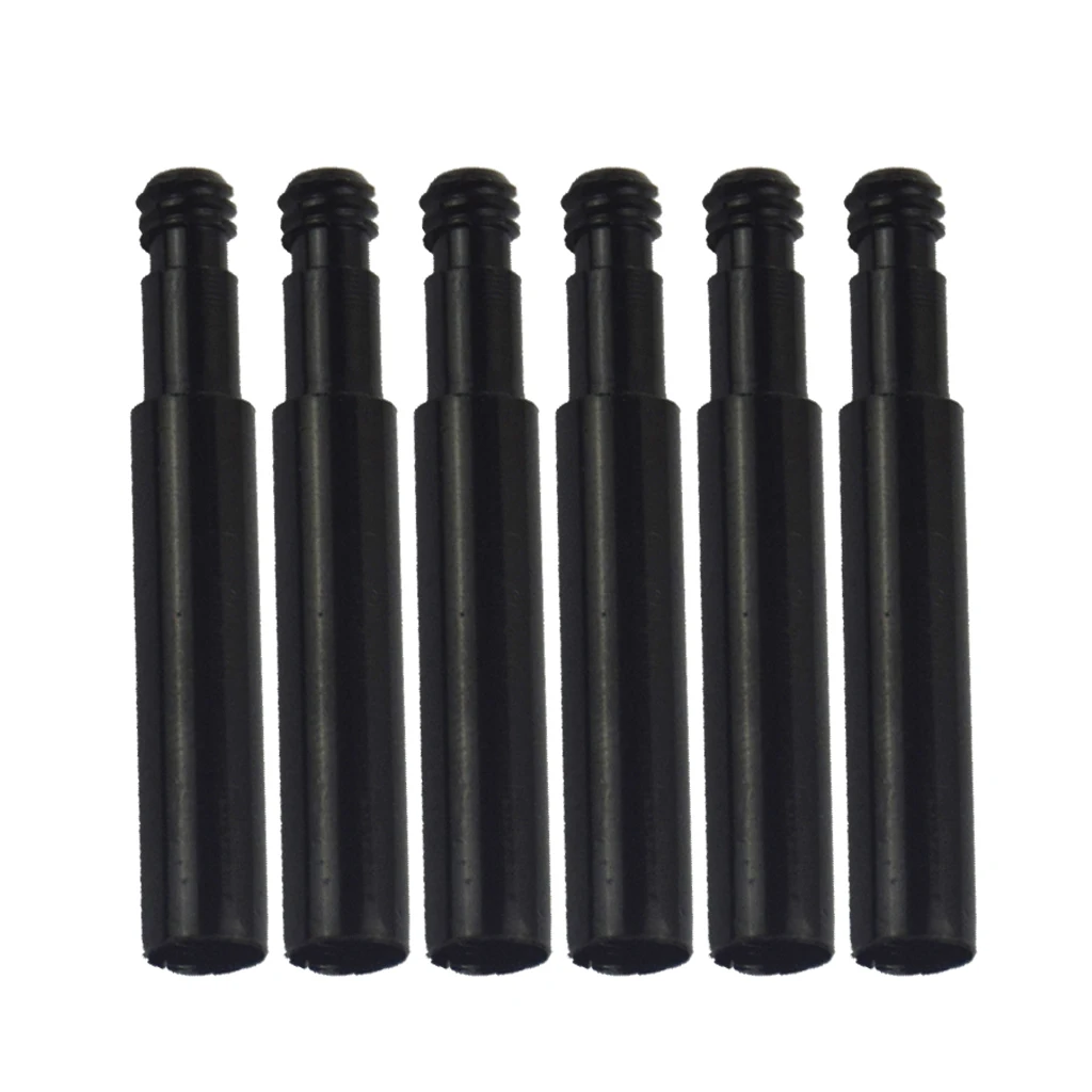 

Racing 6pcs/Set Presta Valve Extension Black Bicycle Wheel Aluminium Valve Extender , Black