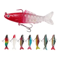 1pcs soft lure soft bait wobblers fishing lures silicone 8 5cm17g lead head jig fish t tail sea bass lure fishing accessories