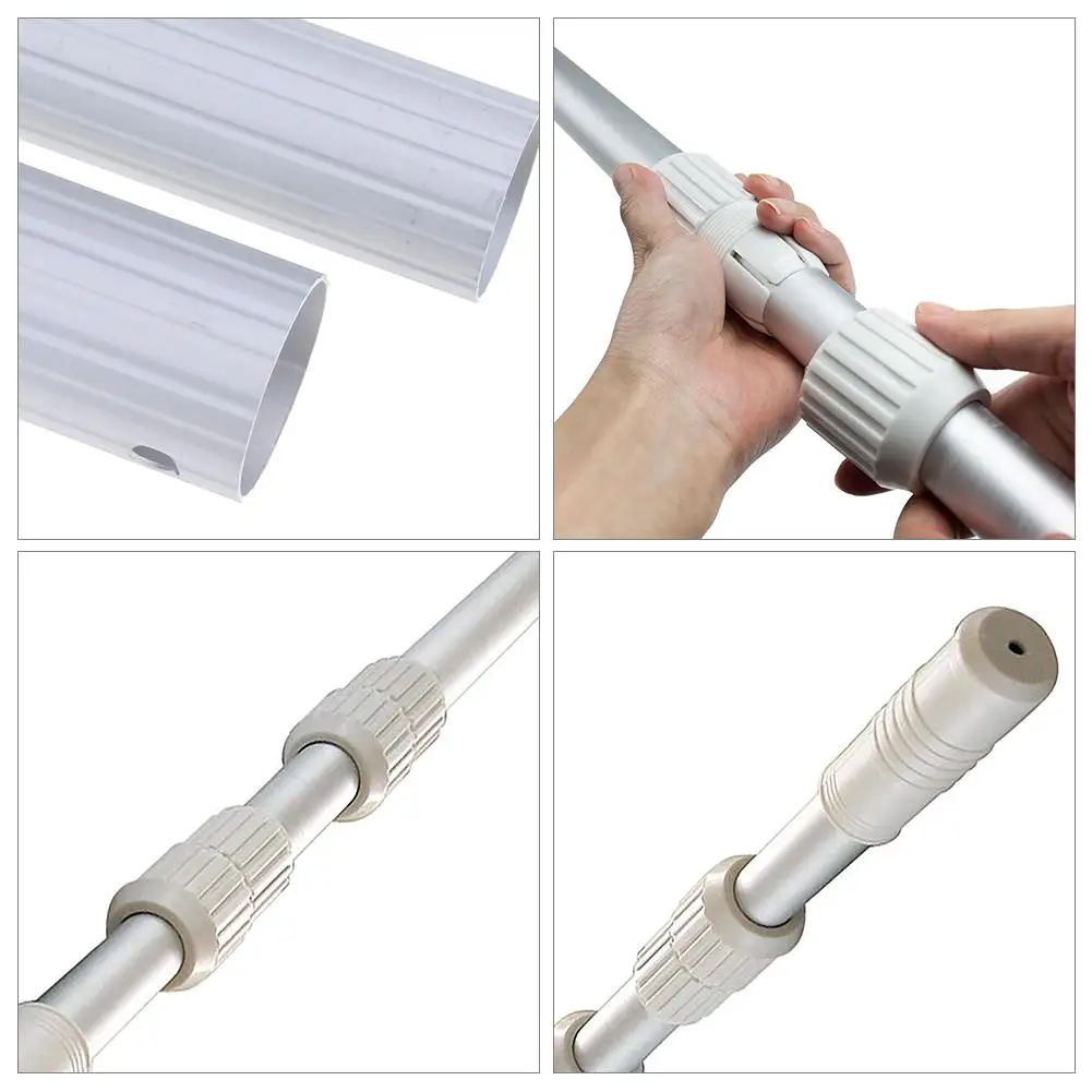 Портативный скиммер для бассейна телескопическая ручка из алюминиевого сплава