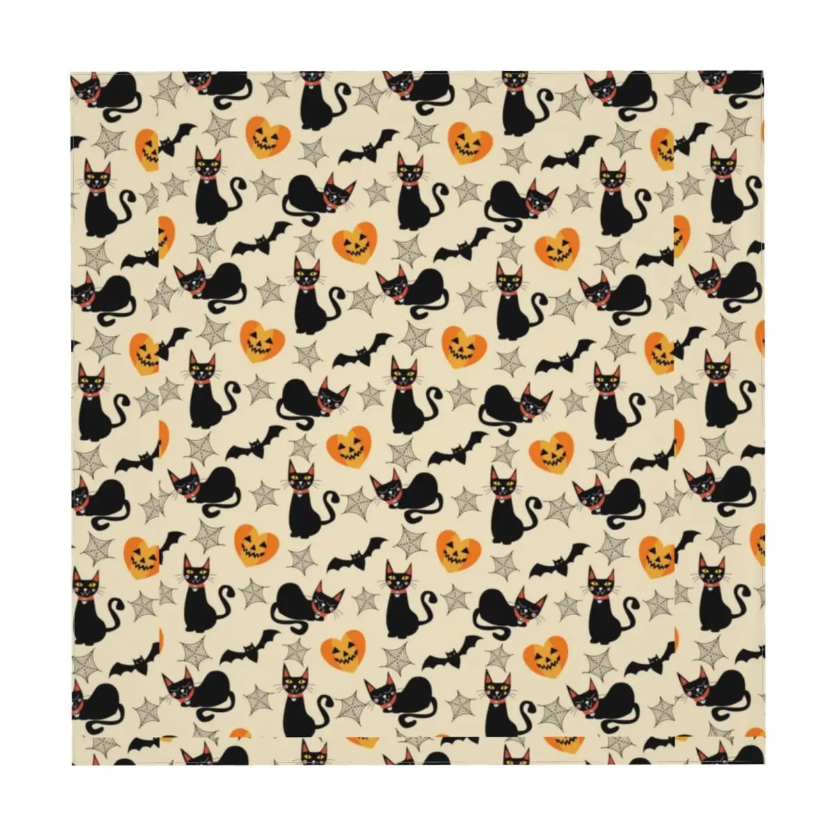 Скатерть на стол для Хэллоуина кошка тыква летучая мышь забавная Защита Чехол