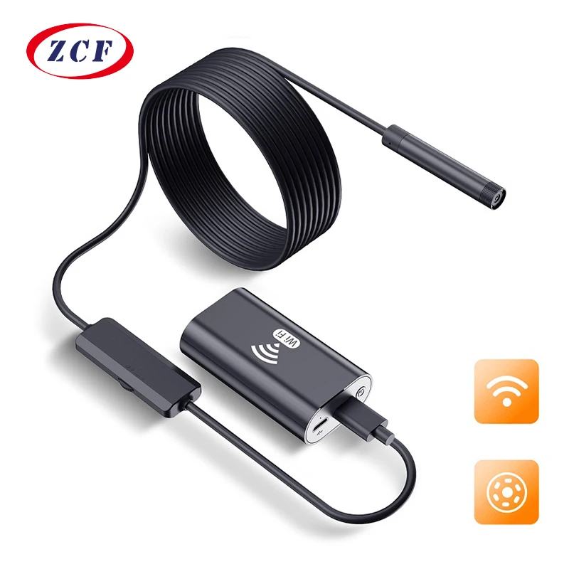 Эндоскопическая камера F99 Водонепроницаемый Бороскоп с Wi Fi HD 720P мягким жестким