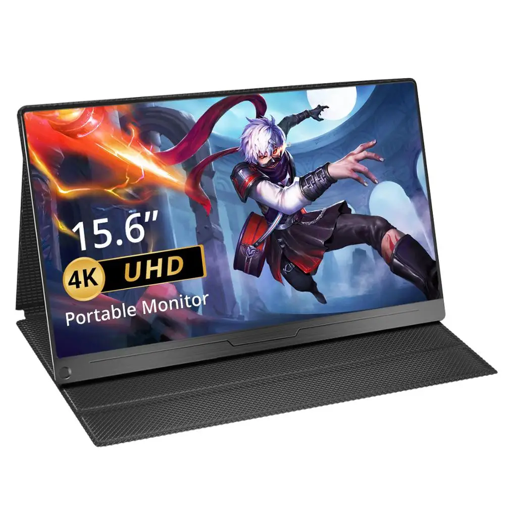 Портативный монитор экран 15 6 дюйма 4K IPS USB Тип C игровой дисплей для PS4 Switch XBOX Samsung