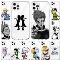 hunter x hunter anime hisoka morow phone case for iphone 13 11 12 pro max x xr xs 7 8 plus se 2020 luxury clear soft cover coque