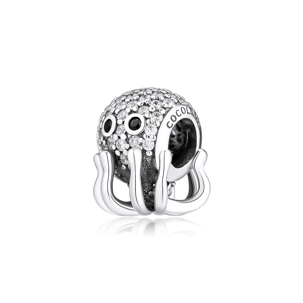 Fandola CKK Подходит для Pandora браслет подвески тропический Осьминог Подвески бусины