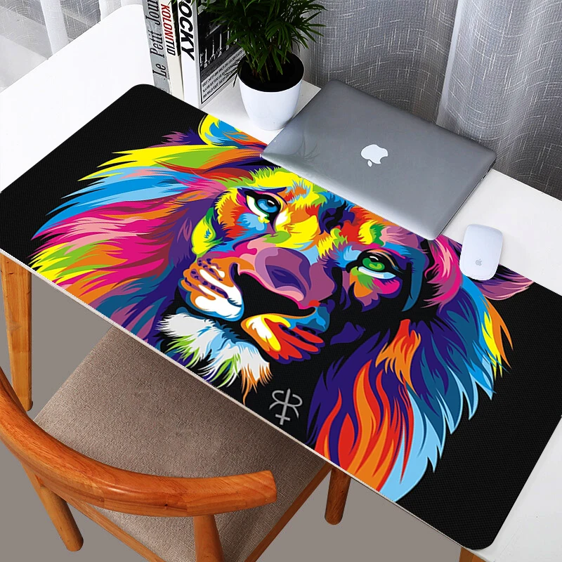 

Abstract Art Animal LargeExtendedMousepad HD Printing Multiple Use Mouse Mat GamingMousePad Keyboard Carpet