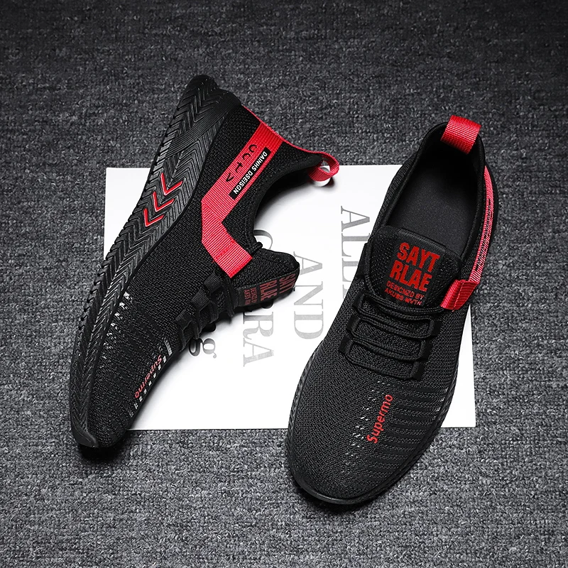 

Light Mens Running Shoes Comfortable Breathable Men's Sneaker Casual Antiskid and Wear-resistant jogging Men Sport Shoes