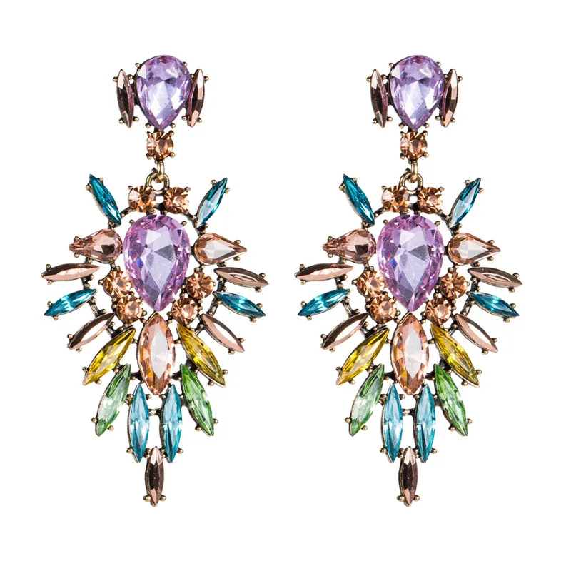 Мода 2019 Женские винтажные Серьги Геометрические Акриловые Новые Эффектные