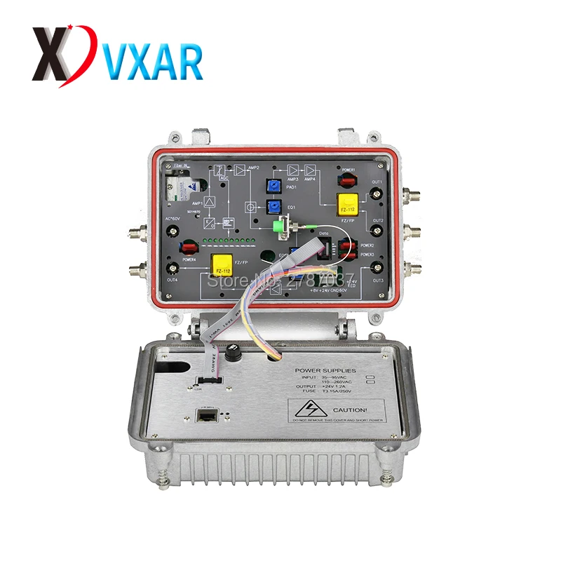 CATV открытый кабель оптический узел с 4 RF выходами|Оптоволоконное оборудование| |