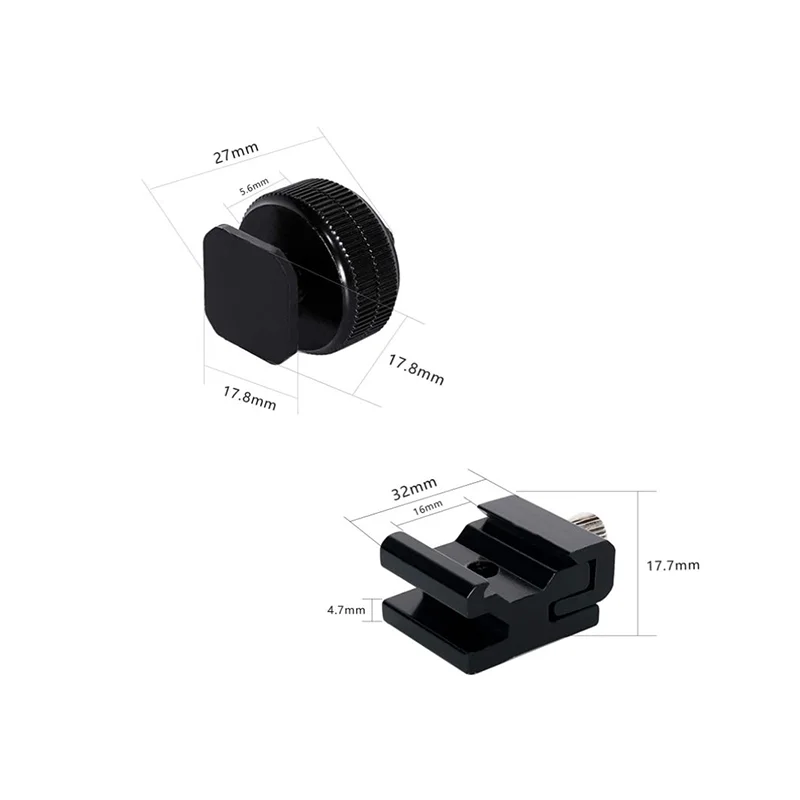 Airsoft Gun Hot Shoe Mount Adapter Dovetail Width 1/4 Inch To 1 Inch