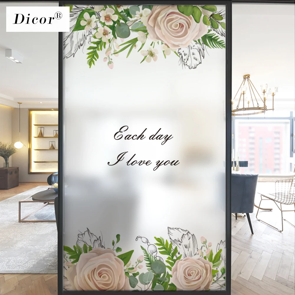 Антистатическая липкая пленка для окон матовая непрозрачная уединенная