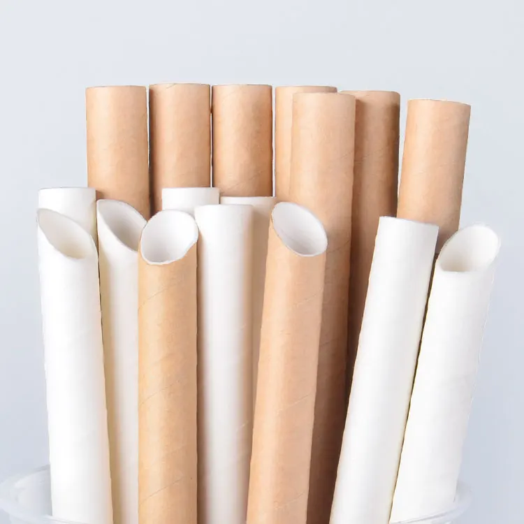 

100Pcs/Set Disposable Paper Straws Drinking Straws Birthday Wedding Decor Christmas Gift Party Event Kitchen Home Restaurant