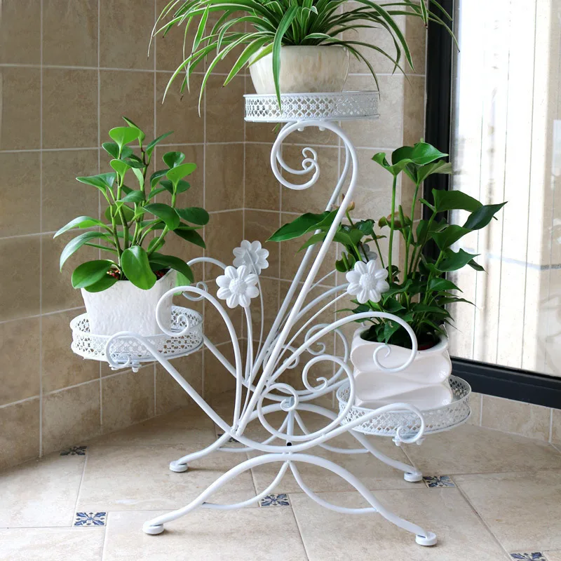 

Decoration Mensola Porta Piante Saksisi Decorative Metal Decor Salincagi Balkon Balcony Plant Stand Shelf Flower Iron Rack