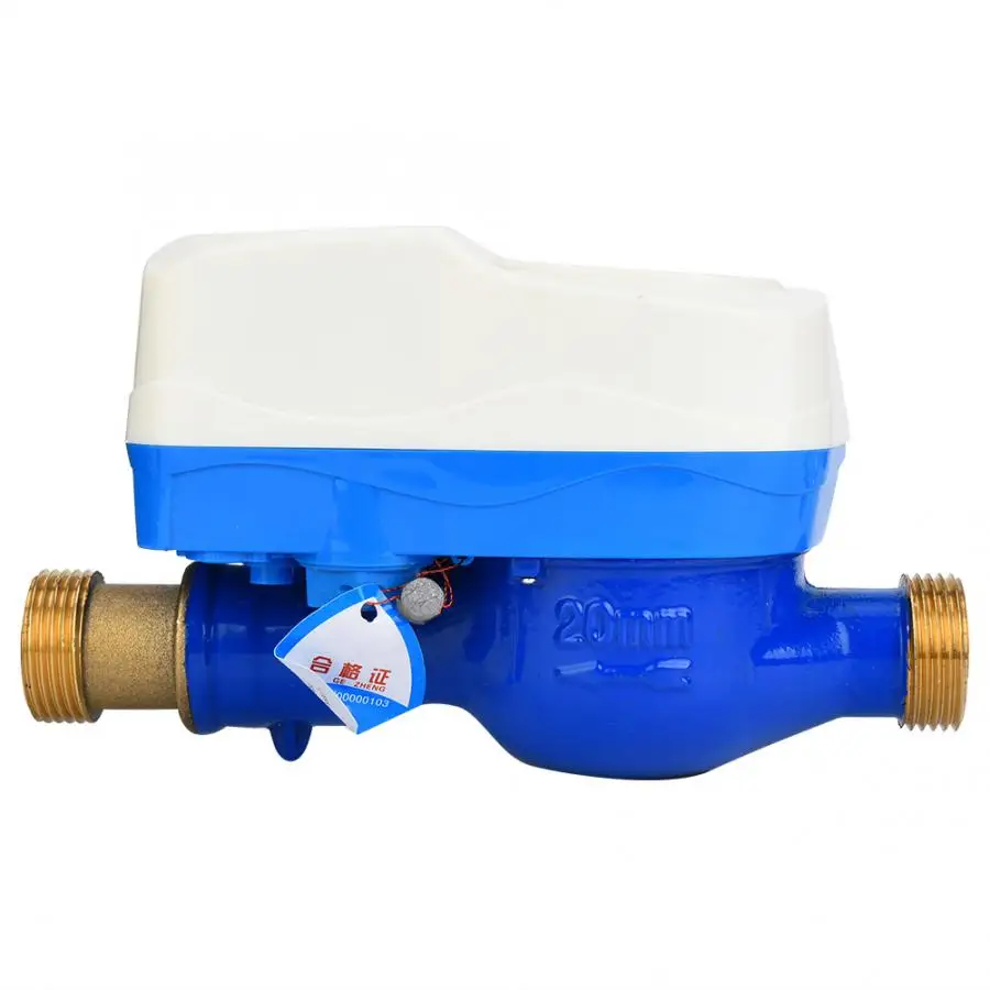 LXSK 20E счетчик воды домашний сад ЖК умный водонепроницаемый водопровод