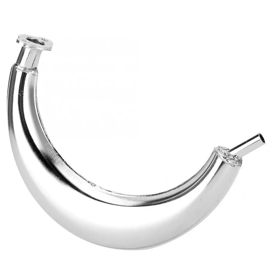 Банан Хромированный Цвет глушитель выхлопной трубы подходит для 80cc 66cc 49cc