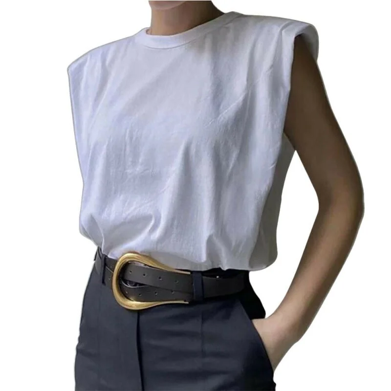 

Women Fashion Summer Casual Sleeveless Loose Vest T-Shirt Blouse Basic Tank Tops