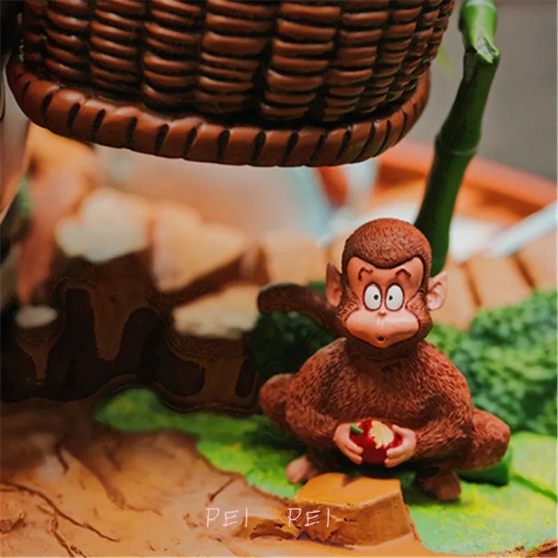 Аниме Драконий жемчуг дед поднимает ребенка Гоку полный длина портрет Супер Саян