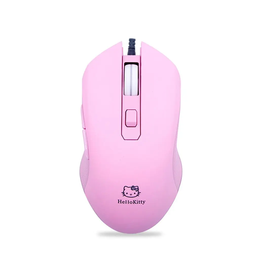 Фотоэлектрическая Проводная игровая мышь Esports Lighting mouse, розовая, для офиса, дома, компьютера, периферийные аксессуары